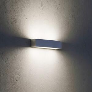 IDEAL LUX Ideal Lux Lampă de exterior Andromeda, gri, lățime 45 cm, E27, reglabil, Gri, Baie, Aluminiu, Modern, Soclu de perete jos