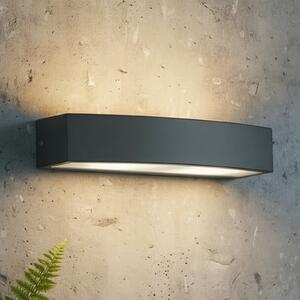 IDEAL LUX Lampa de exterior Ideal Lux Andromeda, negru, lățime 45 cm, reglabil, Negru, Baie, Aluminiu, Modern, Soclu de perete jos