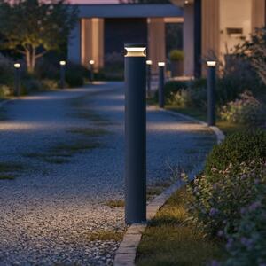 IDEAL LUX Ideal Lux Bornă luminoasă LED Boeing, înălțime 100 cm, antracit, Gri, Metal