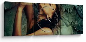 Tablou - Muza (cu ceas) (90x30 cm)