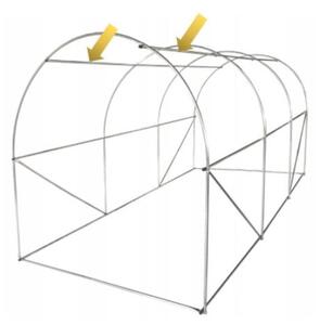 Structură pentru politunel de grădină 2x3,5m PREMIUM