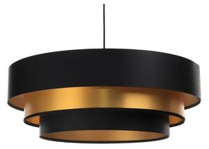 Lustr TRINITI pe cablu 1xE27/60W/230V negru/auriu