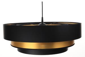 Lustr TRINITI pe cablu 1xE27/60W/230V negru/auriu