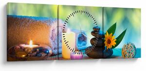 Tablou - Relaxare (cu ceas) (90x30 cm)