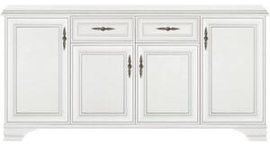 Comoda IDENTO, alb, PAL melaminat, 184x45x91 cm