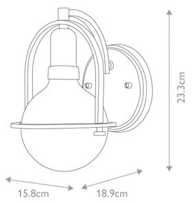 Quintiesse QN-SOMERSET1-HB - Lampă de perete SOMERSET, 1xE27/60W/230V, aurie