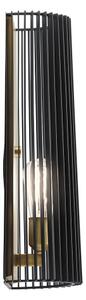 Quintiesse QN-LINARA1-BK - Aplică de perete LINARA 1xE27/60W/230V negru/auriu
