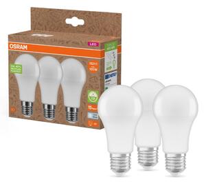 Set de 3 becuri LED din plastic reciclat A100 E27/14W/230V 4000K - Osram