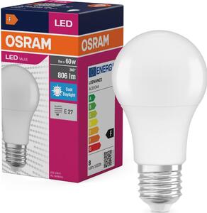 Bec LED A60 E27/8W/230V 6500K - Osram