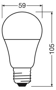 Bec LED A60 E27/8W/230V 6500K - Osram