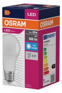 Bec LED A60 E27/8W/230V 6500K - Osram