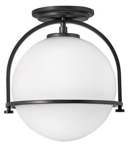Quintiesse QN-SOMERSET-F-O-BK - Plafonieră SOMERSET, 1x E27/60W/230V, neagră