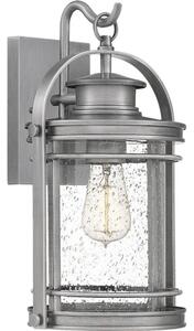 Quintiesse QN-BOOKER-M-IA - Lampă de perete pentru exterior BOOKER M 1xE27/60W/230V IP44 crom mat