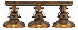 Brilagi - Plafonieră PYRONIC 3xE27/40W/230V bronz/patină