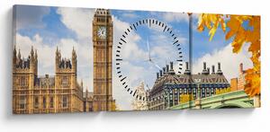 Tablou - Big Ben, Londra (cu ceas) (90x30 cm)