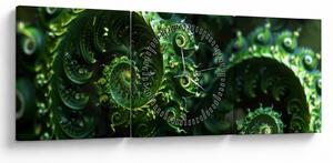 Tablou - Spirale (cu ceas) (90x30 cm)