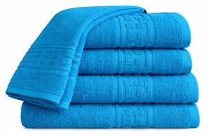 Set 5 Prosoape de Baie 50x90 cm – 100% Bumbac Pakistanez, 500 g/mp - Mov