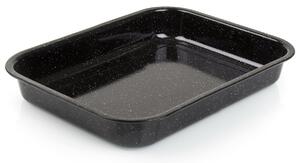 Banquet Vas de copt emailat CULINARIA Negru 34 x26 x 5 cm, S