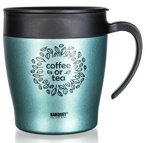 Banquet Cană termo de călătorie TAZZA 330 ml,verde-gri