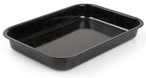 Banquet Vas de copt emailat CULINARIA Negru 42 x29 x 6 cm, L