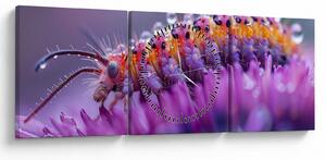 Tablou - Caterpillar (cu ceas) (90x30 cm)
