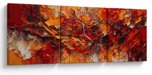 Tablou - Abstracție (cu ceas) (90x30 cm)