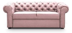 Canapea fixa 2 locuri roz Valentino