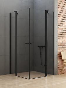 New Trendy New Soleo Black cabină de duș 120x100 cm dreptunghiular negru mat/sticlă transparentă K-0557