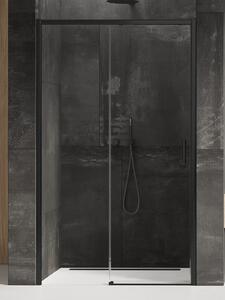 New Trendy Prime Black uși de duș 110 cm culisantă negru mat/sticlă transparentă D-0318A