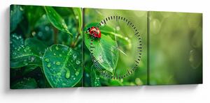 Tablou - Buburuza (cu ceas) (90x30 cm)