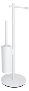 Omnires Modern Project suport cu perie wc alb MP60810WM