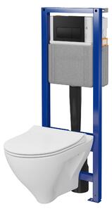 Cersanit Mille set cadru și vas wc, capac+ buton de spălare S701-839