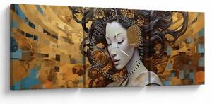 Tablou - Luminozitate (cu ceas) (90x30 cm)