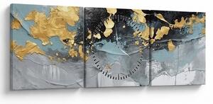 Tablou - Abstracție (cu ceas) (90x30 cm)