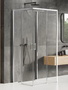 New Trendy Prime cabină de duș 80x80 cm pătrat crom luciu/sticlă transparentă K-0897