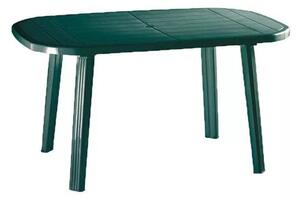 Set de mobilier de grădină Santorini pentru 2 persoane, cu o masă verde și 2 scaune verzi Flen