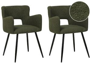 Set 2 buc scaune de sufragerie Shelba (verde) . 1075770