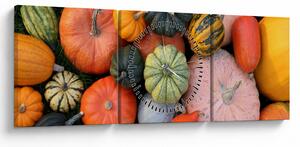 Tablou - Dovleac (cu ceas) (90x30 cm)