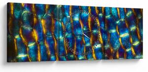 Tablou - Peretele celular (cu ceas) (90x30 cm)