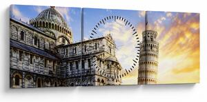 Tablou - Pisa (cu ceas) (90x30 cm)