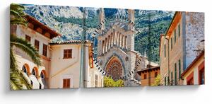 Tablou - Sóller, Mallorca (cu ceas) (90x30 cm)