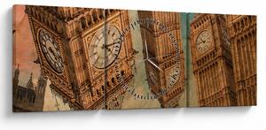 Tablou - Big Ben, Londra (cu ceas) (90x30 cm)
