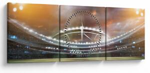 Tablou - Stadion (cu ceas) (90x30 cm)