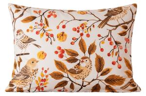 Husa de perna din microfibra BIRDS PUMPKIN 50x70 cm, maro