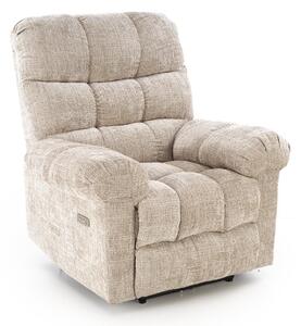Fotoliu recliner Houston 2080Maro deschis, 10x11x10cm, Tapiterie