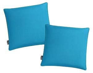 Set 2 buc perne de exterior CALINO 45x45 cm, albastru azur