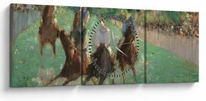 Tablou - Edouard Manet, At the Races, reproducere (cu ceas) (90x30 cm)