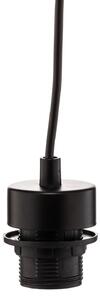 Luminex Lampa suspendată Arden fără abajur, 1xE27, negru, reglabil, Negru, Camera de zi / sufragerie, Metal