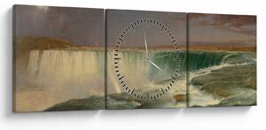 Tablou - Frederic Edwin Church, Niagara, reproducere (cu ceas) (90x30 cm)