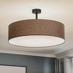 TK Lighting Plachetă Rondo cu distanță, gri Ø 60cm, reglabil, Gri, dormitor, Țesătură / Textil, Modern